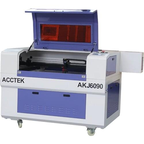 China supply nonmetal laser engraving machine price cut for leather plastic wood acrylic