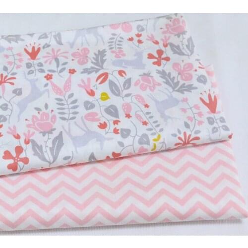 New Twill 100% Cotton Fabric Cloth Of Handmade DIY Quilting Sewing Baby&Children Sheets Dress Material