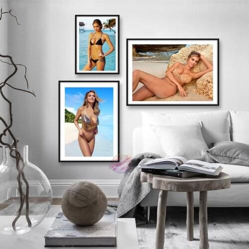 Kate Upton Poster Actor Model Star Prints Canvas Painting Wall Art Home Decor Gift