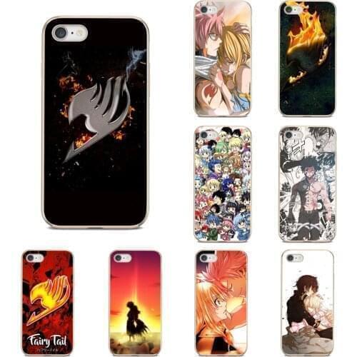 Transparent Clear TPU Case For Samsung Galaxy Note 20 S20 Plus S20 FE Ultra A12 A20E A21S A31 A41 A51 A71 Anime Fairy Tail Logo