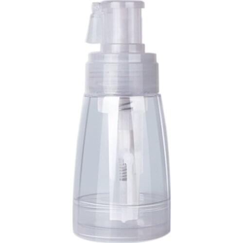 200ML Dismountable Perfume Travel Powder Spray Bottle Transparent Cosmetics Bottles Transparent Dry Powder Spray Bottle