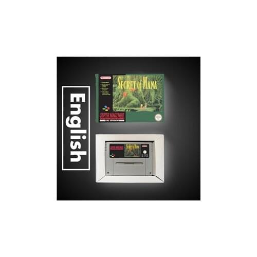 Secret of Mana 1 - EUR Version RPG Game Card Battery Save With Retail Box