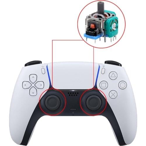 Replacement 3D Analog Stick Sensor Module Thumb Stick for PS5/PS4 Gamepad Repair