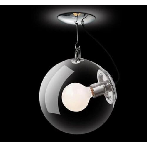 Glass hanging light bubble ball soap chandelier fashion simple living room hallway balcony ceiling light wholesale