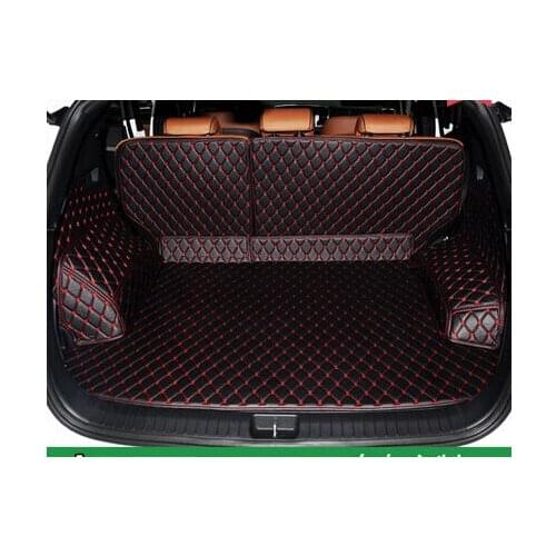 High quality! Full set car trunk mats for KIA Sportage 2020 waterproof cargo liner mats boot carpets for Sportage 2019-2016