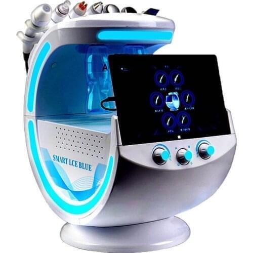 7 in 1 Trending Ice Blue Multifunctional Hydro Dermabrasion Aqua Peel Machine with Skin Analyzer