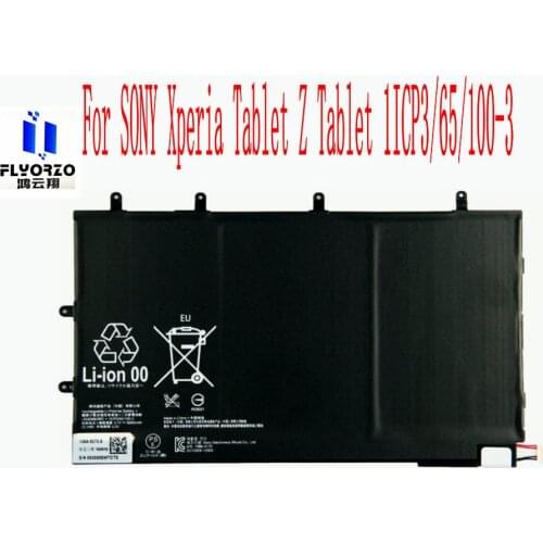 100% Brand new High Quality 6000mAh LIS3096ERPC Battery For SONY Xperia Tablet Z Tablet 1ICP3/65/100-3 Tablet PC