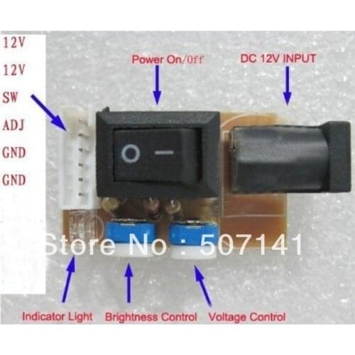 Free shipping new design hign quality CCFL lamp & inverter Tester 12V DC input