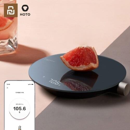 HOTO Smart Kitchen Scale Electronic Scale LED Digital Display Mechanical Scale Food Weighing Measuring Tool Bluetooth APP