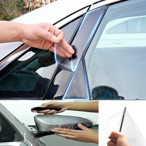Sunice Car Door Protective Sticker clear Protective Film Car Bumper Hood Paint Protection Stickers Anti Scratch Film