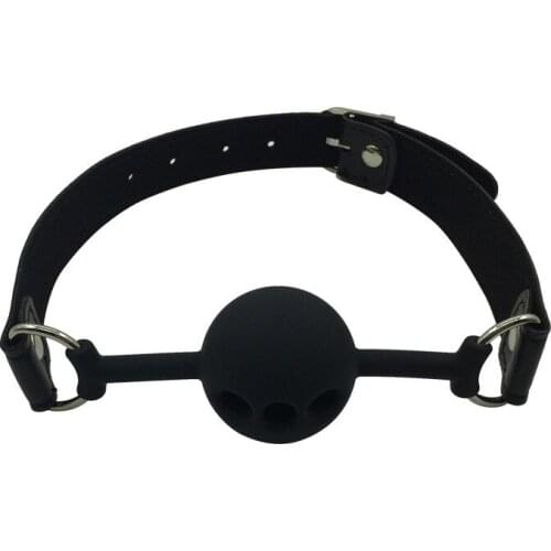 Open Mouth Gag with PU Leather Band Ball Sex Products Adult Sex Toys for Couples Flirting Adult Games Toys Restraints