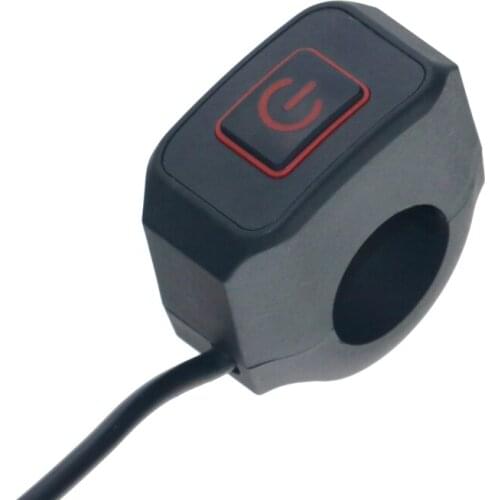 LMoDri 22mm Motorcycle Handlebar Mount Switch Horn Over Light Power Star Self Return Switches With Light