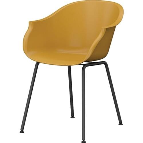 Set of 5 Modern Dining Chair Strong Frame PP Body High Quality Plastic Side Chairs Kitchen Chair for Dining Room Living Room