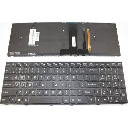 New Keyboard with backlit for US CLEVO N850 CVM15F23USJ4309 6-80-N85H0-011-1 CVM15F23USJ430B CVM15F2300J430M 6-80-N85H3-191-1
