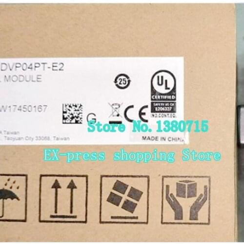 New Original DVP04PT-E2 PLC Temperature Measurement Module ES2 Series 24VDC 4 Input