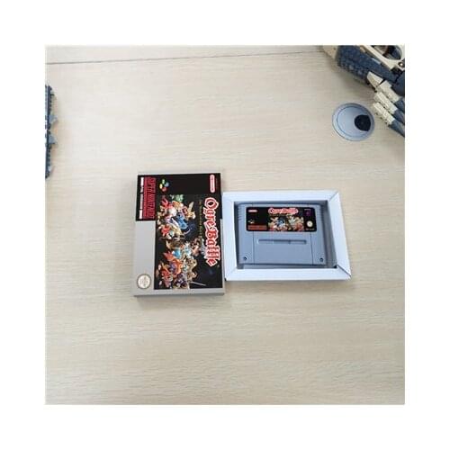 Ogre Battle - The March of the Black Queen - EUR Version RPG Game Card Battery Save With Retail Box