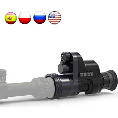 NV710 Night Vision Spotting Scope 5000 Joule Hunting Night Optical Sight Red Dot Night Vision Riflescope Recorder with WIFI APP