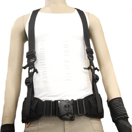 Belt Adjustable Outdoor X-type Suspenders For Duty Multi-function Tactical Duty Belt Harness Combat Belt Strape