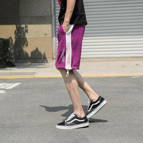 New Summer Loose Shorts Men Fashion Casual Cotton Jeans Slim Fit Knee Length Hip Hop Clothing