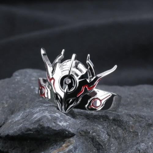 TWINKANIME Silver Rings For Men