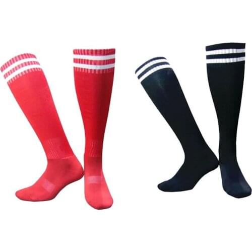 Outdoor Sport Compression Stockings Men Tube Knee Striped Socks Over Knee High Sock Soft Leg Support Stretch Breathable Socks 1
