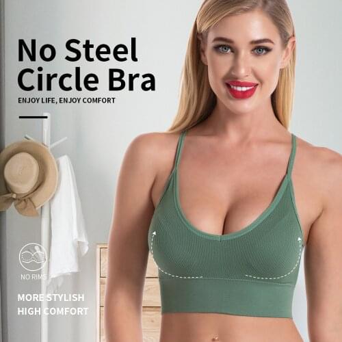 Women Sports Bras Fast Dry Elastic Padded Gym Running skeep Bra Solid color Fitness Yoga Sport breathable Tops