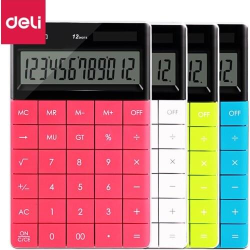 2018 Creative fashion portable with diamond 12 digits pocket Calculator Mini Handheld Function Dual Power Students Children Gift
