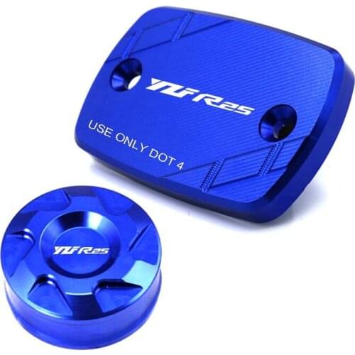 2021 Front Rear Brake Master Cylinder Fluid Reservoir Cover For YAMAHA YZFR25 YZFR3 YZF-R3 YZF-25 YZF R3 2015 2016 2019 2017