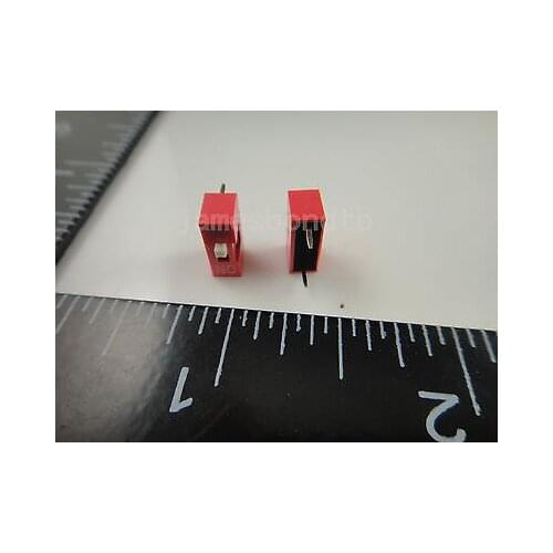 50pcs 1Position 2 Position 3 Position 4 Position DIP Switch 2.54mm Pitch 2 Row 4 Pin DIP Switch