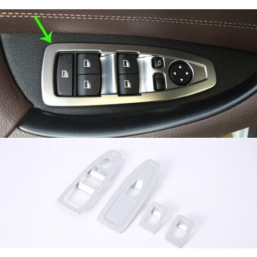 Car Accessories Interior Decoration LHD ABS Armrest Window Lift Down Rises Cover Trim For BMW X2 2018 Car Styling