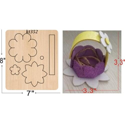 Flower basket dies 2019 new die cut & wooden dies Suitable for common die cutting machines on the market