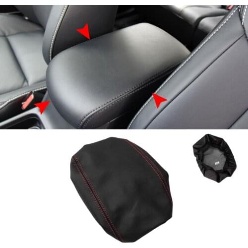For Toyota RAV4 2016 2017 2018 Microfiber Leather Car Interior Center Control Armrest Box Pad Cover Trim