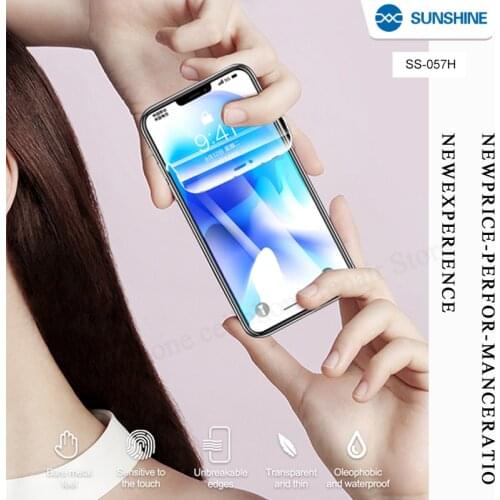 SUNSHINE 50pcs Flexible Hydrogel Film SS-057H For SS-890C Auto Film Cutting Machine Mobile Phone Screen Front back Film Cut
