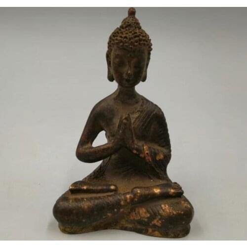 Collection Archaize Brass Flat Ann Buddha Crafts Statue Ornaments