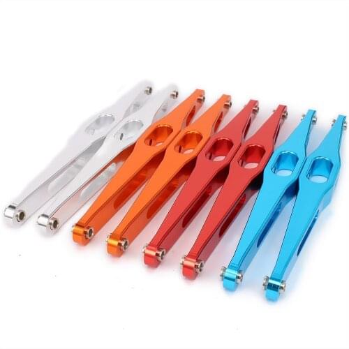 RCAWD 2PCS Alloy Aluminum Rear Lower Suspension control a-arms for rc 1/10 wltoys K949-008 crawler upgraded hop-up parts