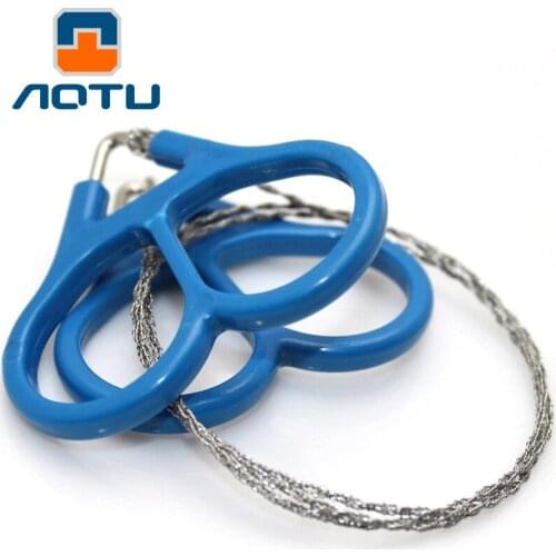 NEW 2020 Outdoor 3piece/lot Camping Saws third generation stainless steel wire saw rope line saw chain sawing life-saving
