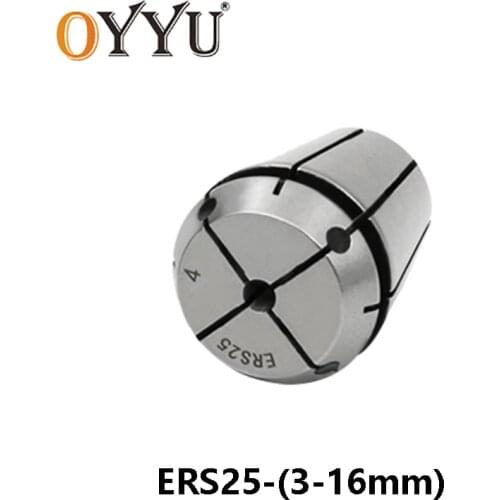 OYYU High Precision 1pcs ERS25 Water Stop Collet Internal Cooling Chunk End Face Water Spring Chuck ERS25-3 4 5 6 8 10 12 14 16