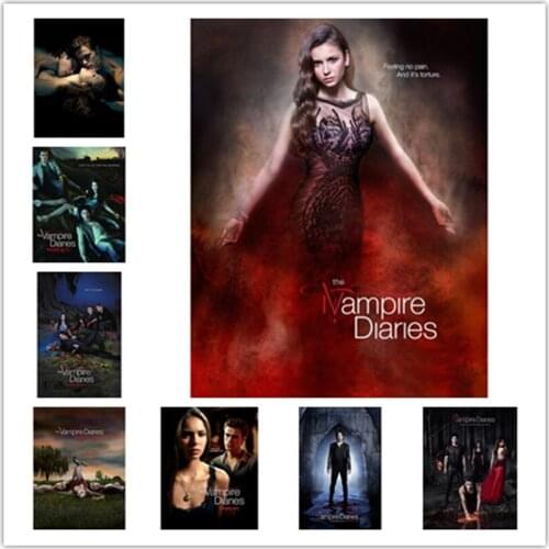 Full Square/Round 5D DIY Diamond Embroidery "The Vampire Diaries Elena" Diamond Painting Cross Stitch Rhinestone 3D Decor WG1271