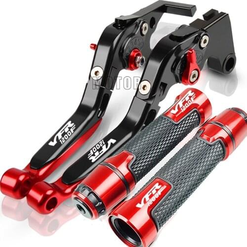 VFR 1200F Brake Clutch Lever Aluminum Motorcycle Handle Grips For Honda VFR1200F VFR 1200 F 2010 2011 2012 2013 2014 2015 2016