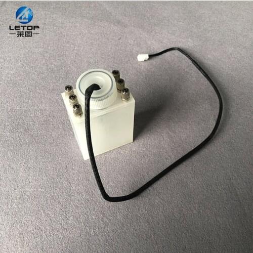 Sailai spare parts 6ways white solvent air ink sub tank for inkjet printer