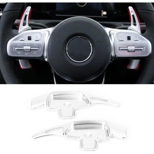2pcs Steering Wheel Gear Paddle Shift Extension Fit for Mercedes-Benz GLC (X205) - car accessories