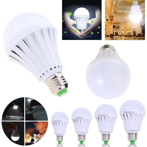 LED Smart Bulb E27 5w 7W 9W Led Emergency Light 85-265v Rechargeable Battery Lighting Lamp for Outdoor Lighting Bombillas