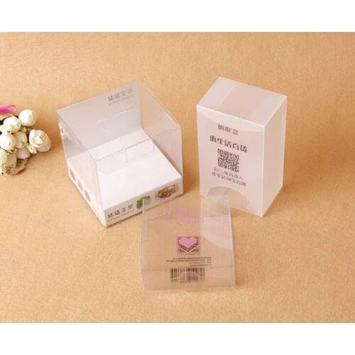 UV Resistant Glossy color printed transparent PVC plastic package box custom made clear plastic mail box ---PX20263