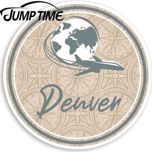 Jump Time Denver Colorado Vinyl Stickers America Sticker Laptop Luggage Decal Decor Window Bumper Waterproof