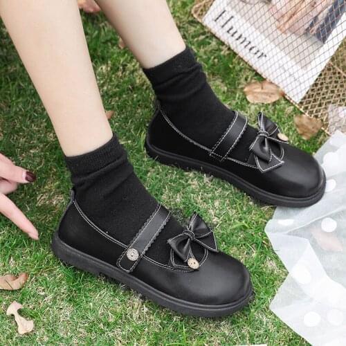 Mori female Japanese leather shoes female Korean version Mary Jane JK soft sister cute student retro shoes kawaii shoes cos