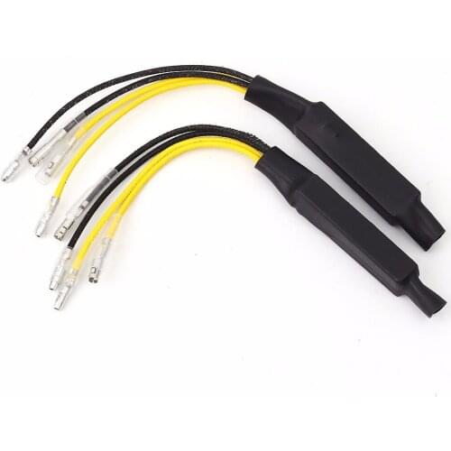 2PCS 12V Motorcycle Flasher LED Turn Signal Indicator Resistor Adapter Universal Motorcycle Blinker Adapter LED Load Resistor
