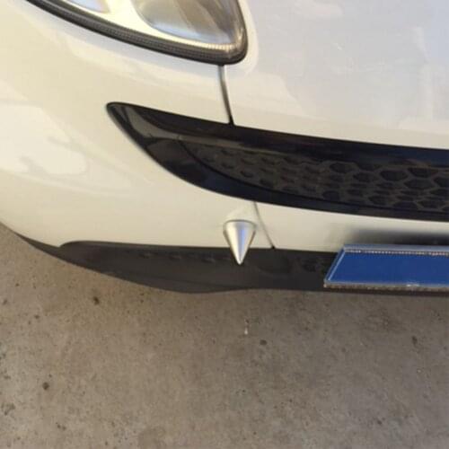 AX Car Rear Bumper Spike Guard Protector for Benz SMART Fortwo W 451 W451 2008-2014 Anti Collision 2009 2010-2013 clips voiture