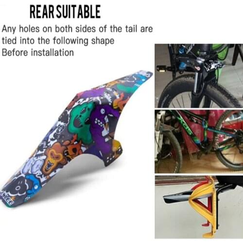 Mudguard Bicycle Fenders Lightest Durable Colorful Front/Rear Tire Wheel Fenders Mountain Bike Road Cycling Gear Accessories New