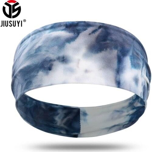 Elastic Absorbent Sport Headband Fitness Hair Band Man Woman Yoga Running Sweatband Gym Stretch Exercising Hair Wrap Accessories