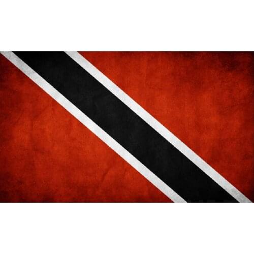 KAFNIK,Custom trinidad do the old Flag Retro National Flag 14*21cm/30*45cm/60*90cm(2*3ft)/90*150cm for home Decorative